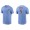 Men's Philadelphia Phillies Andrew Knapp Light Blue Name & Number Nike T-Shirt