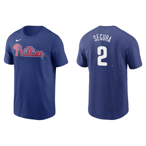 Men's Philadelphia Phillies Jean Segura Royal Name & Number Nike T-Shirt