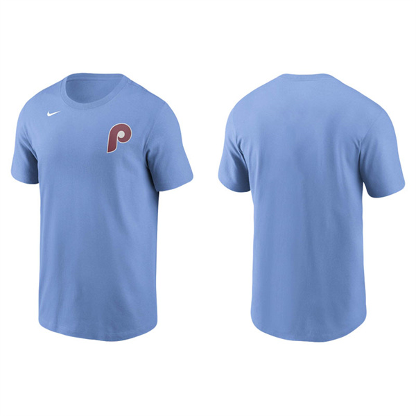 Men's Philadelphia Phillies Light Blue Nike T-Shirt