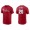 Men's Philadelphia Phillies Mike Schmidt Red Name & Number Nike T-Shirt