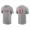 Men's Philadelphia Phillies Odubel Herrera Gray Name & Number Nike T-Shirt