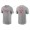 Men's Philadelphia Phillies Rhys Hoskins Gray Name & Number Nike T-Shirt