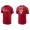 Men's Philadelphia Phillies Rhys Hoskins Red Name & Number Nike T-Shirt