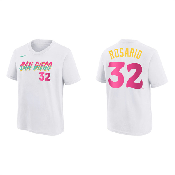 Eguy Rosario Youth San Diego Padres White 2022 City Connect T-Shirt