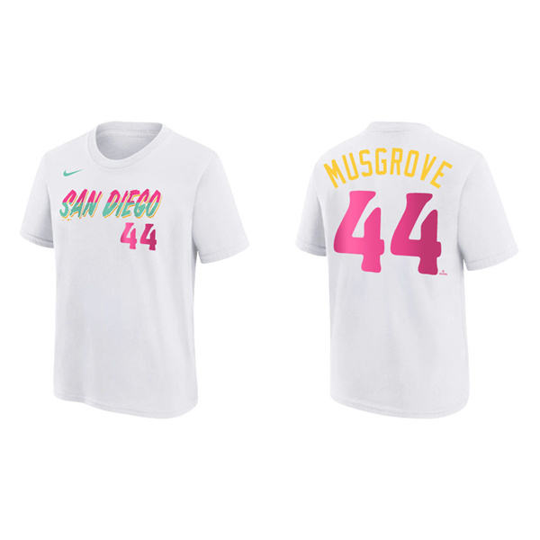 Joe Musgrove Youth San Diego Padres White 2022 City Connect T-Shirt
