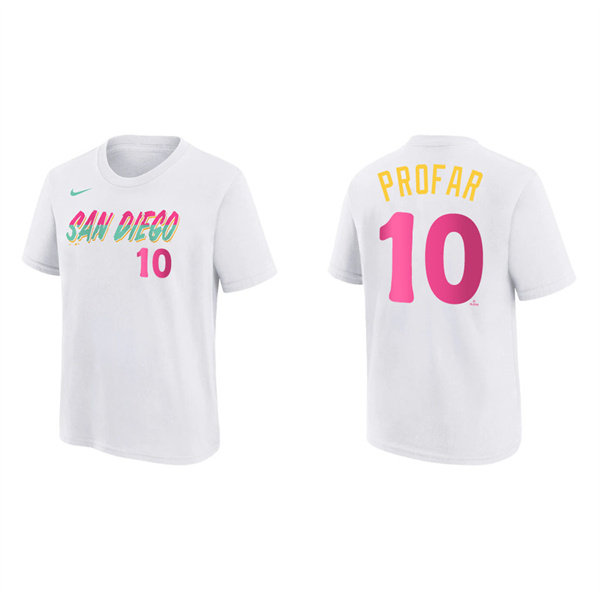 Jurickson Profar Youth San Diego Padres White 2022 City Connect T-Shirt