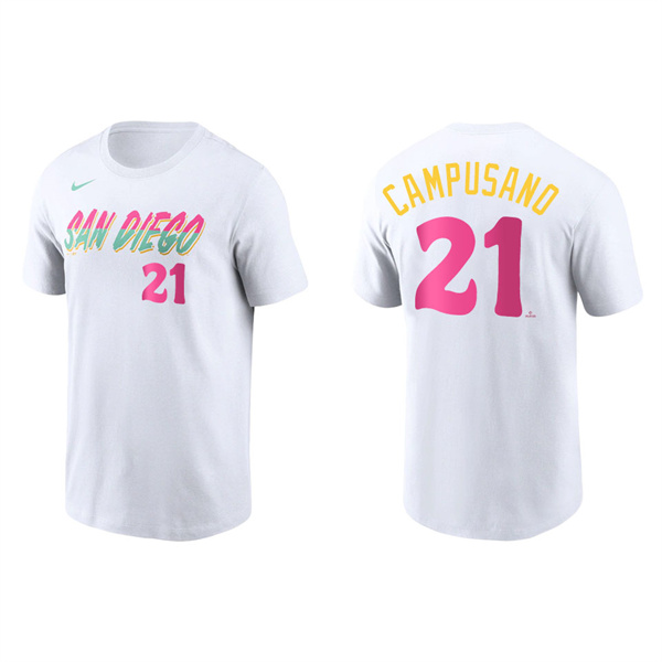 Luis Campusano San Diego Padres White 2022 City Connect T-Shirt
