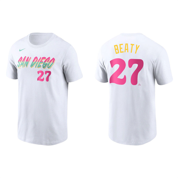 Matt Beaty San Diego Padres White 2022 City Connect T-Shirt