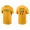 Men's San Diego Padres CJ Abrams Gold Name & Number Nike T-Shirt