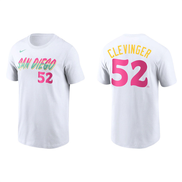 Mike Clevinger San Diego Padres White 2022 City Connect T-Shirt