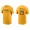 Men's San Diego Padres Fernando Tatis Jr. Gold Name & Number Nike T-Shirt