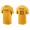 Men's San Diego Padres Jurickson Profar Gold Name & Number Nike T-Shirt