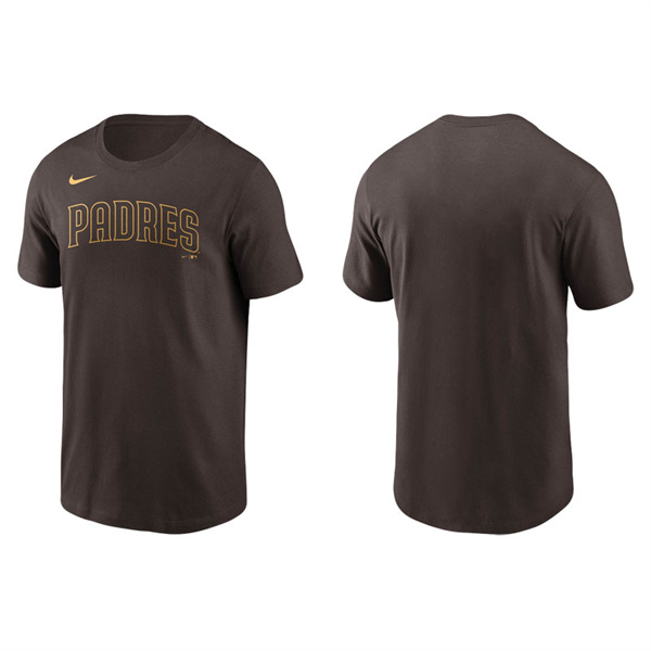 Men's San Diego Padres Brown Nike T-Shirt