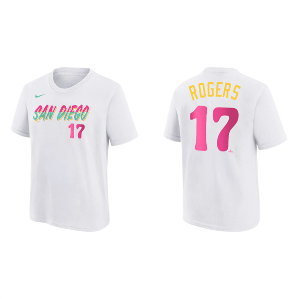 Taylor Rogers Youth San Diego Padres White 2022 City Connect T-Shirt