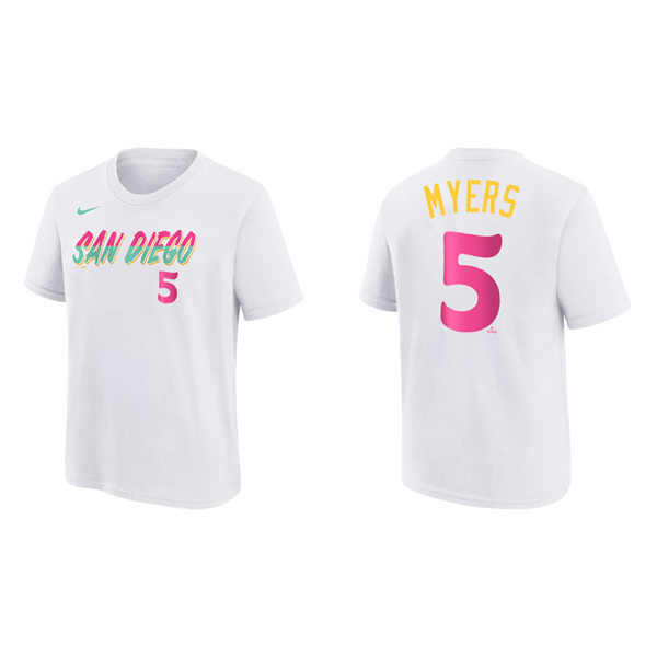 Wil Myers Youth San Diego Padres White 2022 City Connect T-Shirt