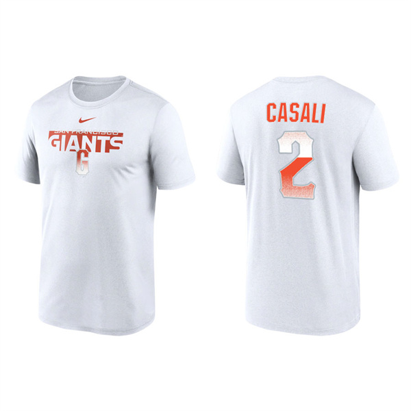 Curt Casali San Francisco Giants 2022 City Connect Legend Performance T-Shirt White