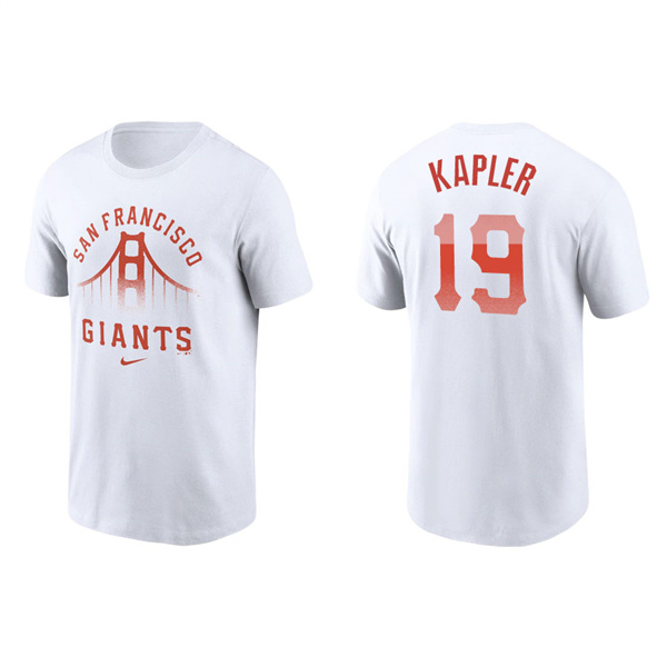 Gabe Kapler Men's Giants Nike White 2021 City Connect Graphic T-Shirt
