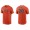 Men's San Francisco Giants Buster Posey Orange Name & Number Nike T-Shirt