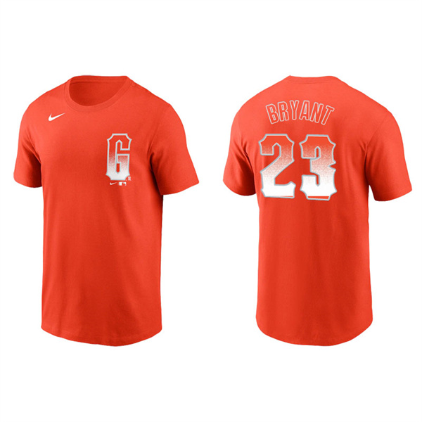 Men's San Francisco Giants Kris Bryant Orange 2021 City Connect T-Shirt