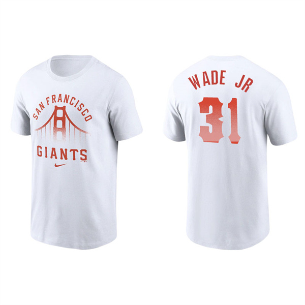 Men's San Francisco Giants LaMonte Wade Jr. White 2021 City Connect Graphic T-Shirt