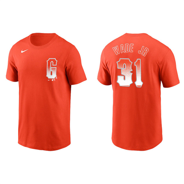 Men's San Francisco Giants LaMonte Wade Jr. Orange 2021 City Connect T-Shirt