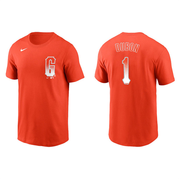 Men's San Francisco Giants Mauricio Dubon Orange 2021 City Connect T-Shirt