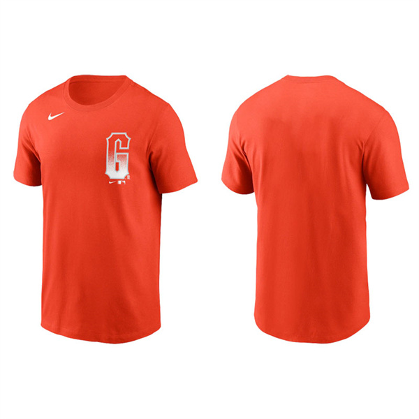 Men's San Francisco Giants Orange 2021 City Connect T-Shirt