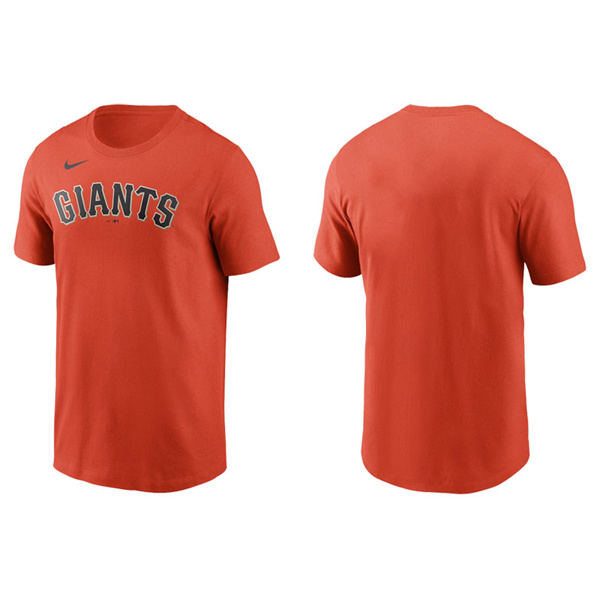 Men's San Francisco Giants Orange Nike T-Shirt