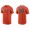 Men's San Francisco Giants Mike Tauchman Orange Name & Number Nike T-Shirt