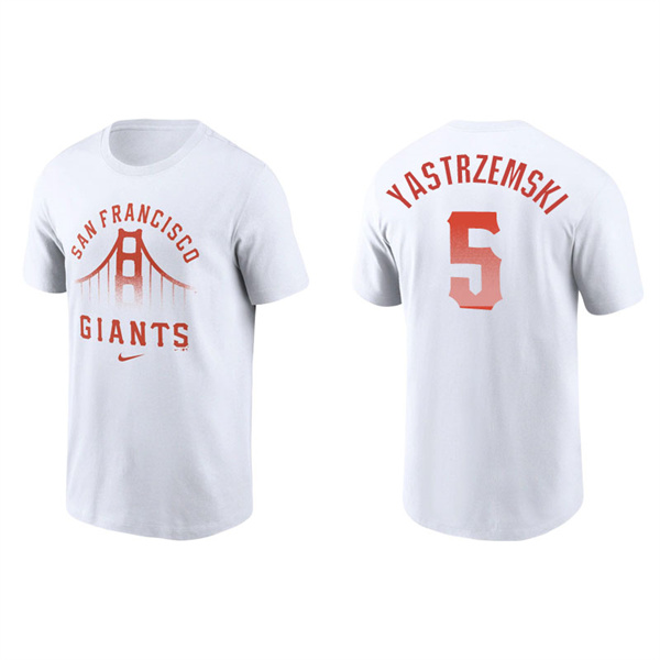 Men's San Francisco Giants Mike Yastrzemski White 2021 City Connect Graphic T-Shirt