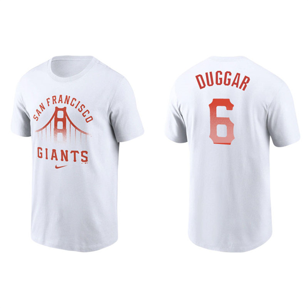 Men's San Francisco Giants Steven Duggar White 2021 City Connect Graphic T-Shirt