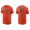 Men's San Francisco Giants Steven Duggar Orange Name & Number Nike T-Shirt