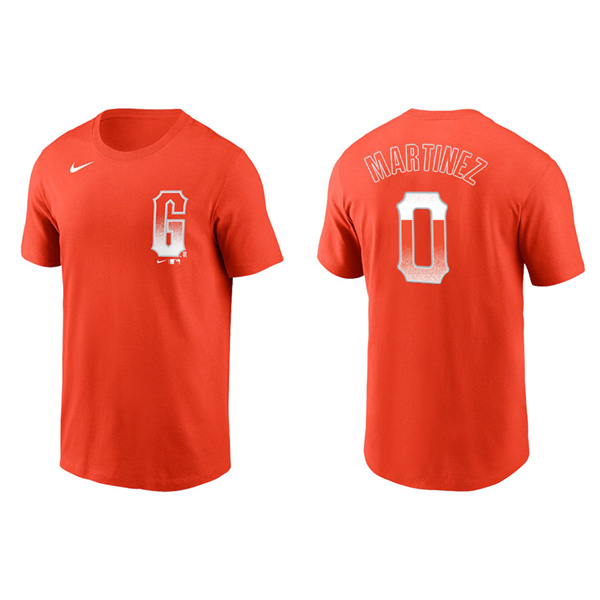 Men's San Francisco Giants Carlos Martinez Orange 2021 City Connect T-Shirt