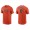 Men's San Francisco Giants Carlos Martinez Orange Name & Number Nike T-Shirt