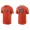 Men's San Francisco Giants Joc Pederson Orange Name & Number Nike T-Shirt