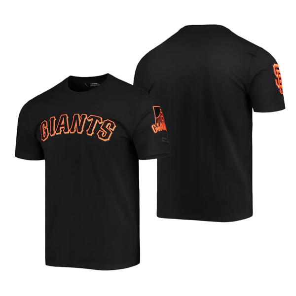 Men's San Francisco Giants Pro Standard Black Team Logo T-Shirt