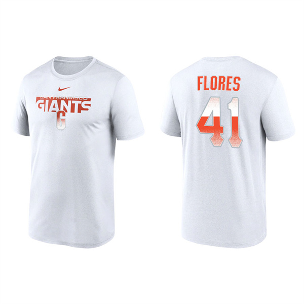 Wilmer Flores San Francisco Giants 2022 City Connect Legend Performance T-Shirt White