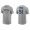 Men's Seattle Mariners Ichiro Suzuki Gray Name & Number Nike T-Shirt