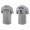 Men's Seattle Mariners Jake Bauers Gray Name & Number Nike T-Shirt