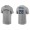 Men's Seattle Mariners Jake Fraley Gray Name & Number Nike T-Shirt