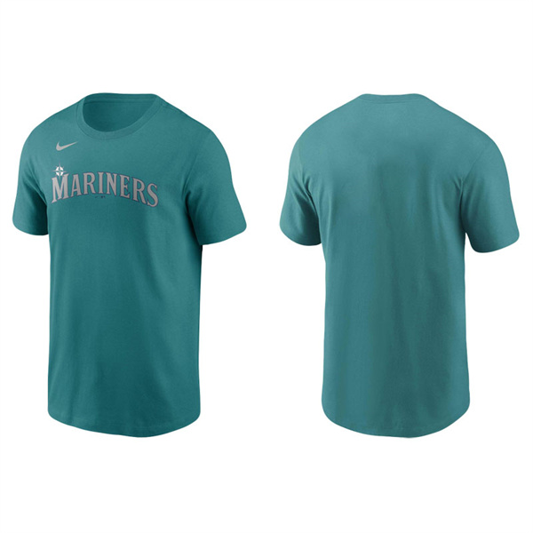 Men's Seattle Mariners Aqua Nike T-Shirt