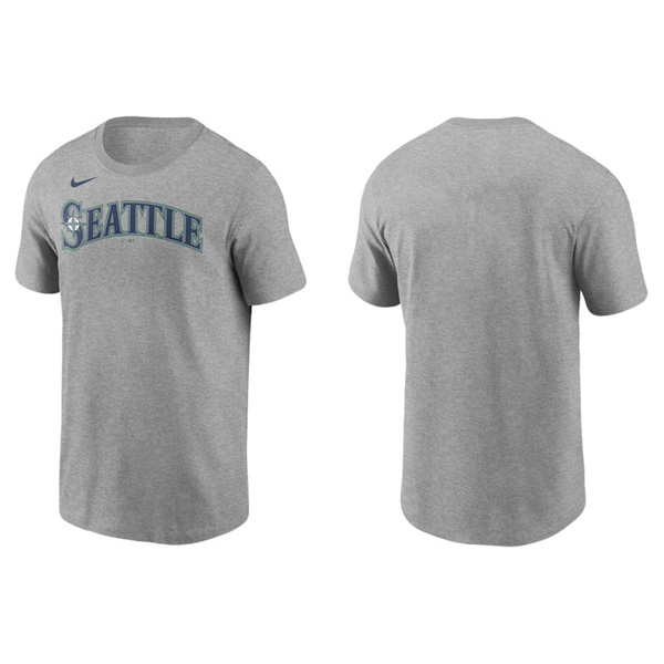 Men's Seattle Mariners Gray Nike T-Shirt