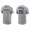 Men's Adam Frazier Seattle Mariners Gray Name & Number Nike T-Shirt