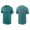 Men's Seattle Mariners Jesse Winker Aqua Name & Number Nike T-Shirt