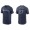 Men's Seattle Mariners Jesse Winker Navy Name & Number Nike T-Shirt