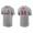 Men's St. Louis Cardinals J.A. Happ Gray Name & Number Nike T-Shirt
