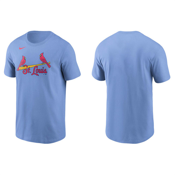 Men's St. Louis Cardinals Light Blue Nike T-Shirt