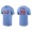 Men's St. Louis Cardinals Nolan Arenado Light Blue Name & Number Nike T-Shirt