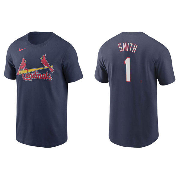 Men's St. Louis Cardinals Ozzie Smith Navy Name & Number Nike T-Shirt