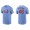 Men's St. Louis Cardinals Paul Goldschmidt Light Blue Name & Number Nike T-Shirt